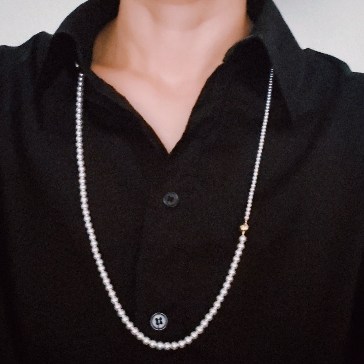 Endless Style Magnetic Pearl Necklace Duo