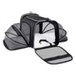 Pet Travel Haven: Expandable And Reflective Cat Carrier For Safe And Comfortable Journeys