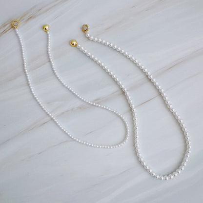 Endless Style Magnetic Pearl Necklace Duo