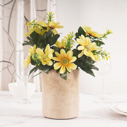 Marble Utensil Holder and Spoon Caddy Black -Countertop Organizer for Kitchen Utensils, Flatware, and Chopsticks